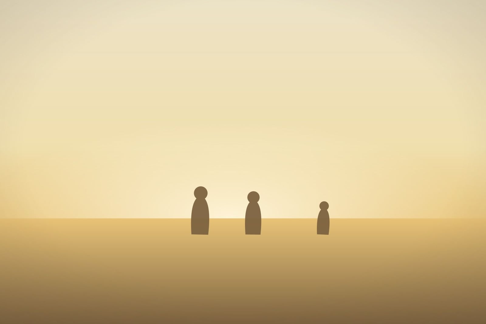 The three of them